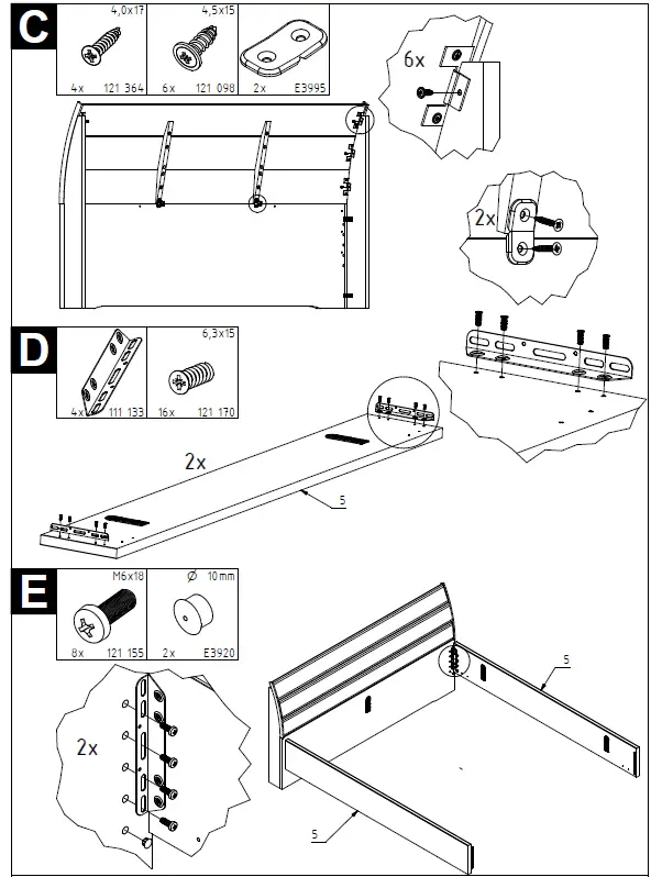 OTTO WIEMANN Monaco Futon Bed with Wooden Headboard fig 4