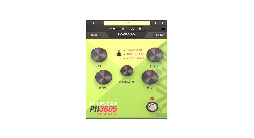 Efektor Ph3605 Phaser Guitar Effect Software User Guide Efektor Ph3605 Phaser Guitar Effect Software User Guide