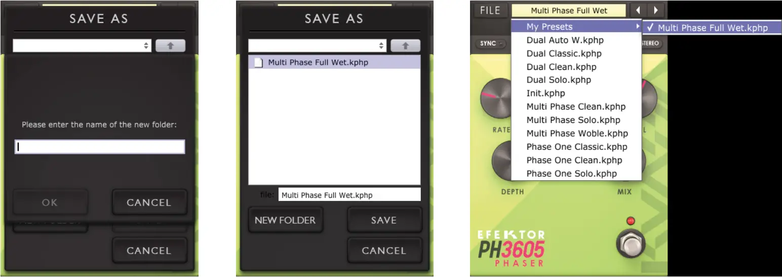 EFEKTOR PH3605 Phaser Guitar Effect Software - fig 11
