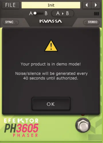 EFEKTOR PH3605 Phaser Guitar Effect Software - fig 2