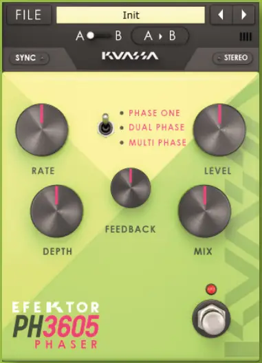 EFEKTOR PH3605 Phaser Guitar Effect Software - fig