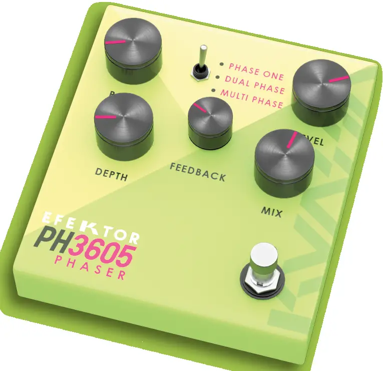 EFEKTOR PH3605 Phaser Guitar Effect Software