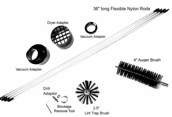 PRO-SERIES 809299 Dryer Vent Cleaning Kit-FIG3