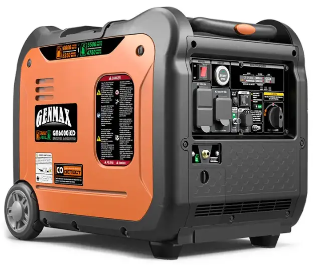 GENMAX GM6000iED 6000 Watt Dual Fuel Inverter Generator-fig1