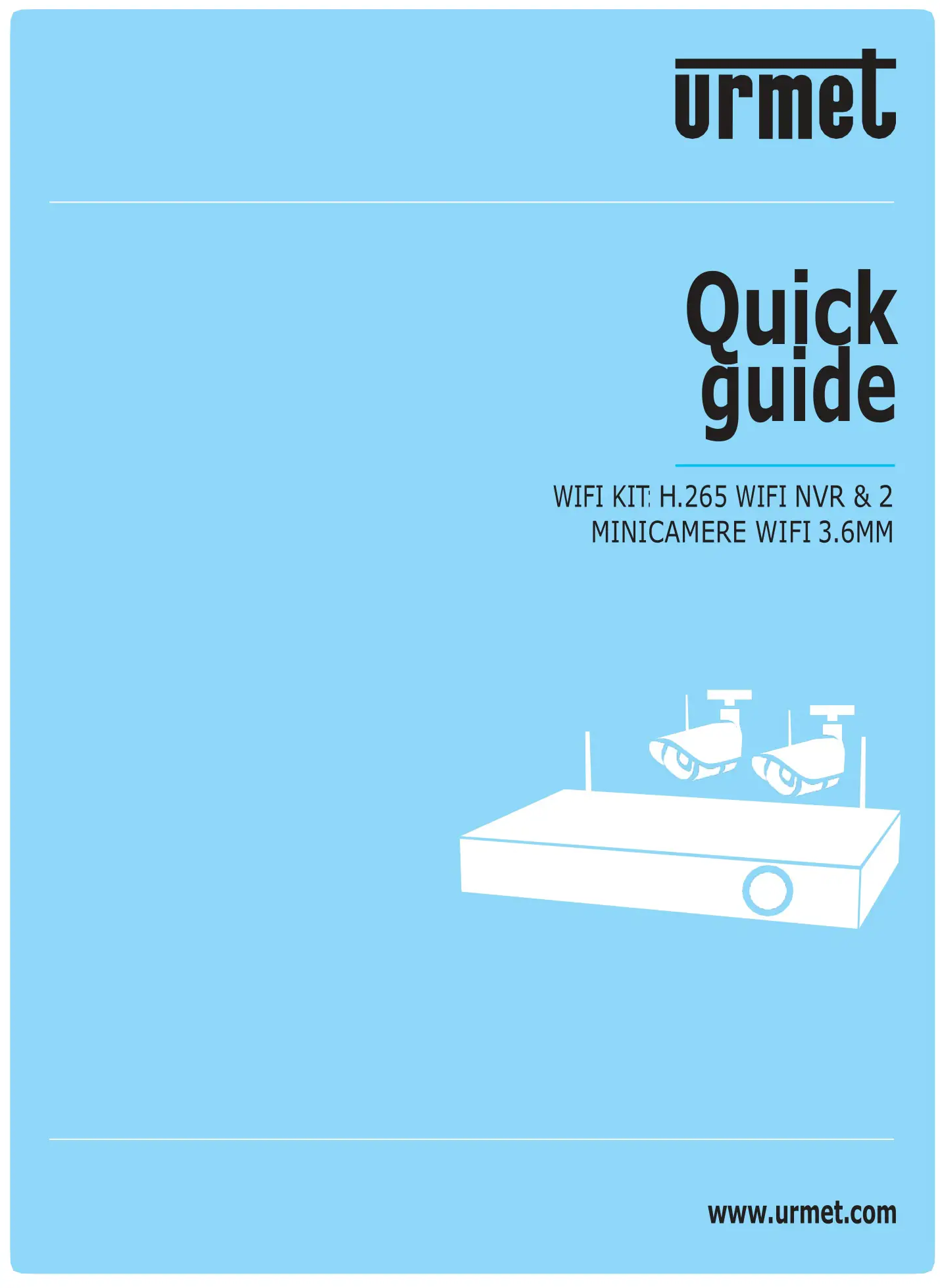 urmet H.265 NVR Video Recorder User Guide