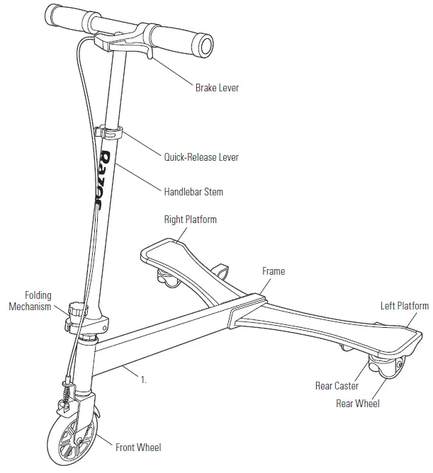 Razor-PowerWing-DLX-Scooter-fig-1