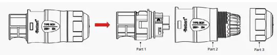 hoymiles HME Series Single-Phase Microinverter User Manual - Create the end cable