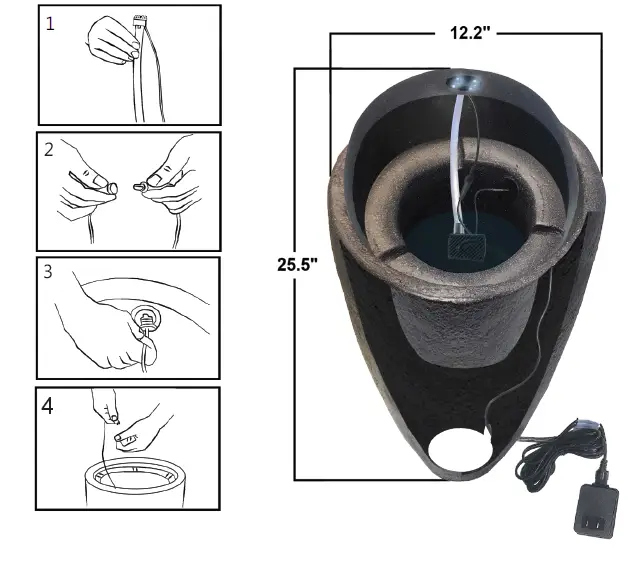 XBRAND-GE2612FTGN-Waterfall-LED-Fountain-FIG-2