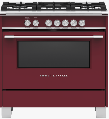 FISHER PAYKEL OR36SCG4R1 36 Inch Gas Range 5 Burners-fig1