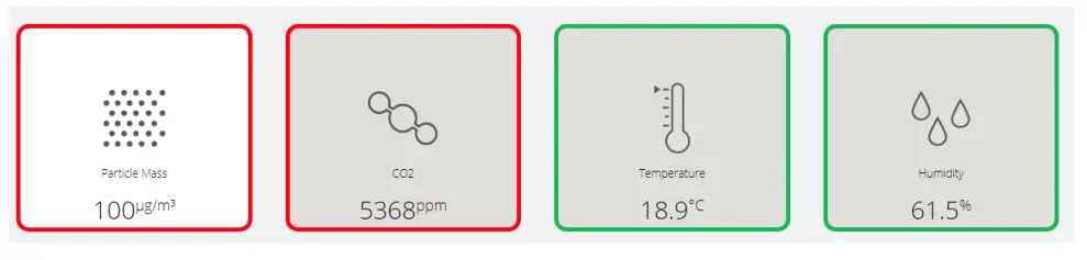 nuwave SENSORS AirSentric WB55 Wireless Indoor Air Quality Monitor - fig 7