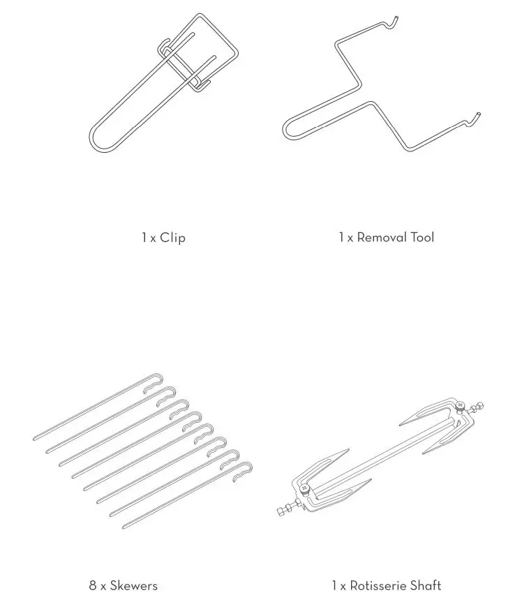 Crownful Air Fryer Oven User Manual - Package Contents