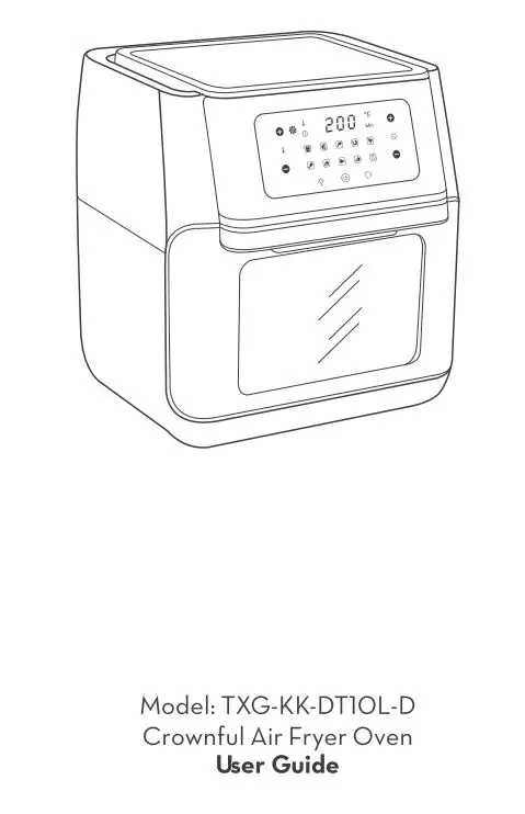 Crownful Air Fryer Oven User Manual