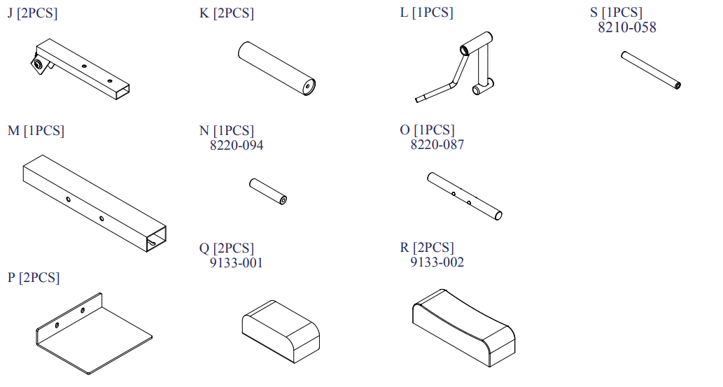 Body-Solid GSCL360 Leverage Squat Calf Raise Machine - fig 1
