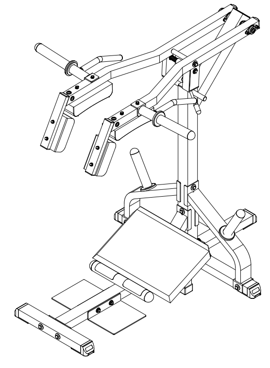 Body-Solid GSCL360 Leverage Squat Calf Raise Machine