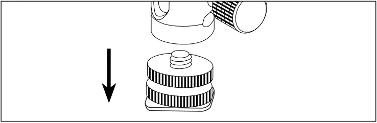 elvid 944689 SHOE-HD Heavy Duty Camera Shoe Mount Adapter