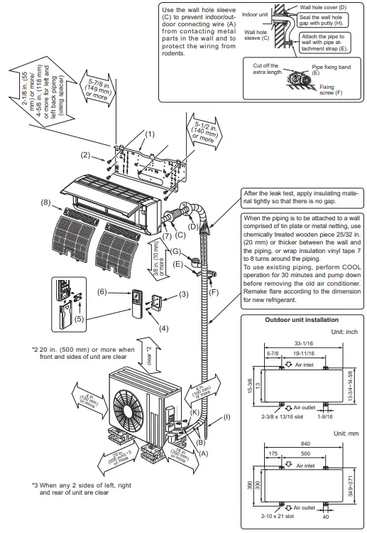 MITSUBISHI-ELECTRIC-MSZ-GE24NA-Split-Type-Air-Conditioners-FIG-1