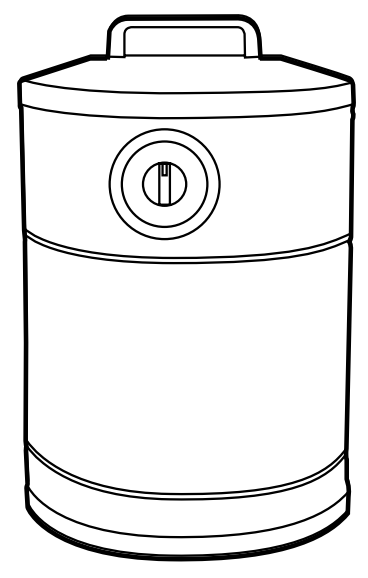 allerair AIRMED 1 Compact Air Purifier -