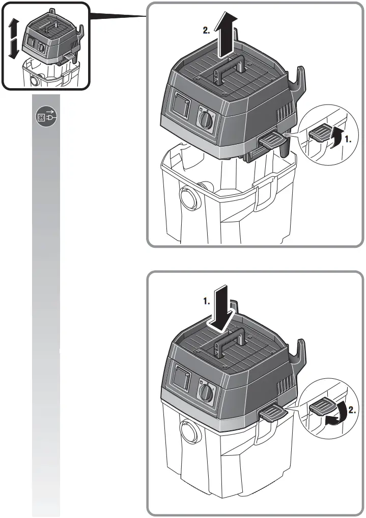 Fein 35L Wet and Dry Dust Extractor Vacuum Cleaner - Figure 2
