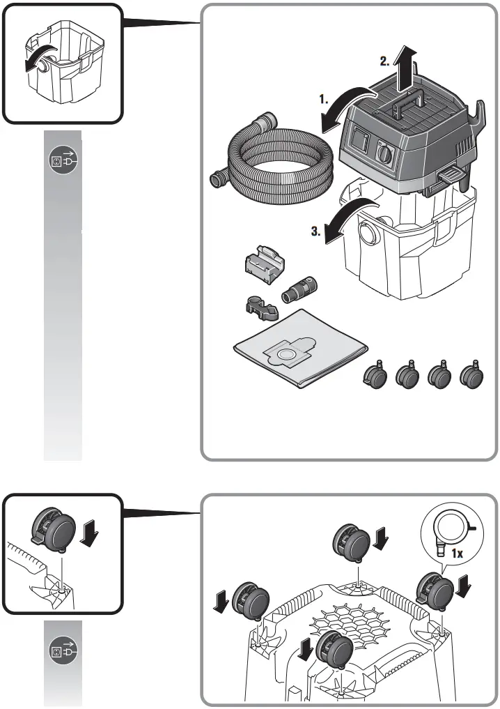 Fein 35L Wet and Dry Dust Extractor Vacuum Cleaner - Figure 3