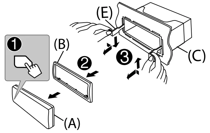 JVC KD-X282BT Digital Media Receiver - fig 1