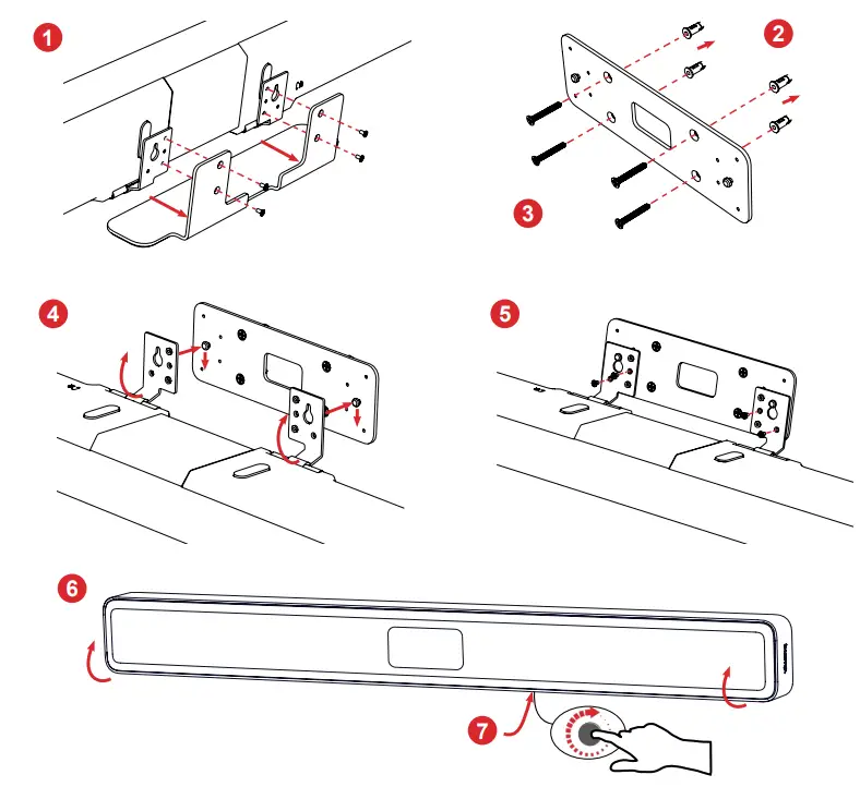 biamp VBC 2500 Audio Conferencing Bars - Fig 5