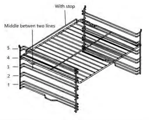 euro appliances EO900MX Multifunction Electric Oven Rangehood - Fig 2