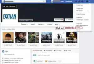 FIG 13 Facebook service