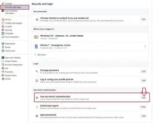 FIG 14 Facebook service