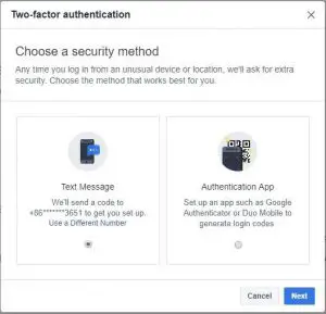 FIG 16 Facebook service