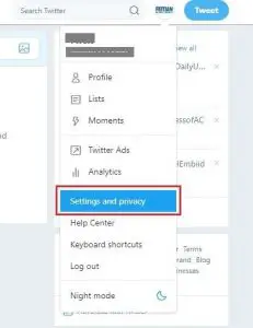 FIG 22 Twitter service