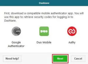 FIG 92 Dashlane Service