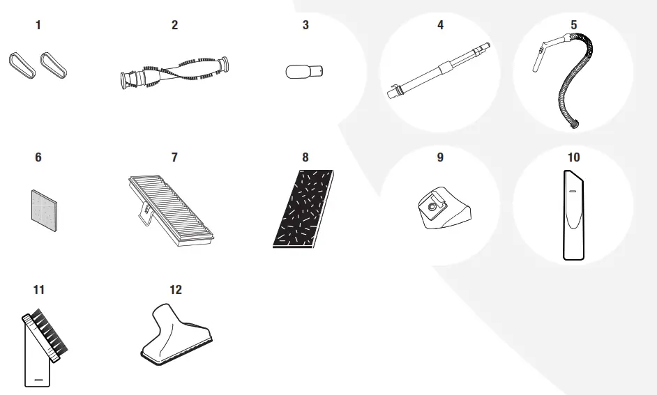 Bissell 6900 Series DigiPro User's Guide - Replacement Parts