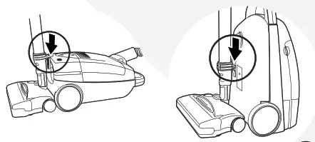 Bissell 6900 Series DigiPro User's Guide - Storage Position