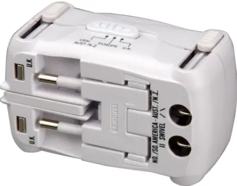 CONAIR TRAVEL SMART All-in-one Adapter Plug TS237