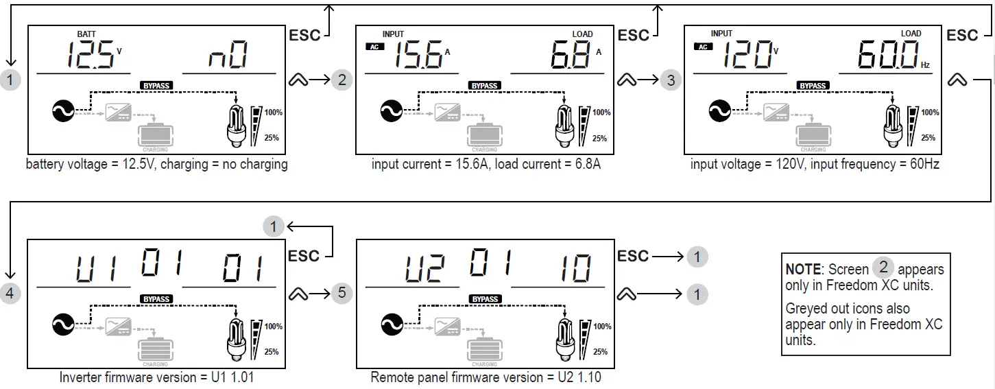 Viewing Information During Grid Mode