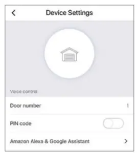 Meross Smart Garaz Door Opener - control