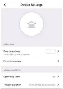Meross Smart Garaz Door Opener - conttol