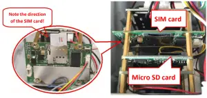 Mega-pixel 4G HD IP Cameras -Install the Micro SD card and SIM card 2