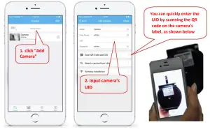 Mega-pixel 4G HD IP Cameras -Run APP and Add Camera