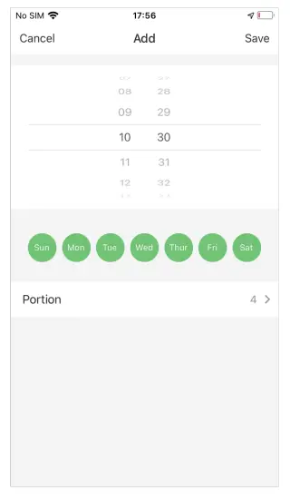 Dokoo D1 Automatic Cat Feeder App Control - Add Meal Plan 3