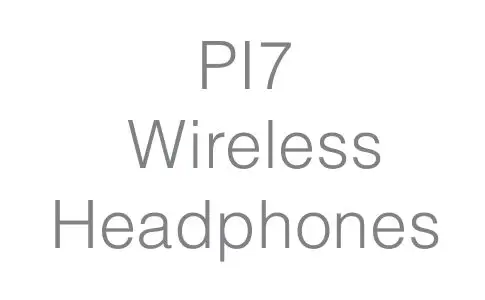 Bowers Wilkins PI7 Earbuds User Manual