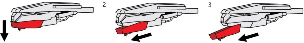 CROSLEY CR8017B-BUR Voyager Turntable - Removing Needle