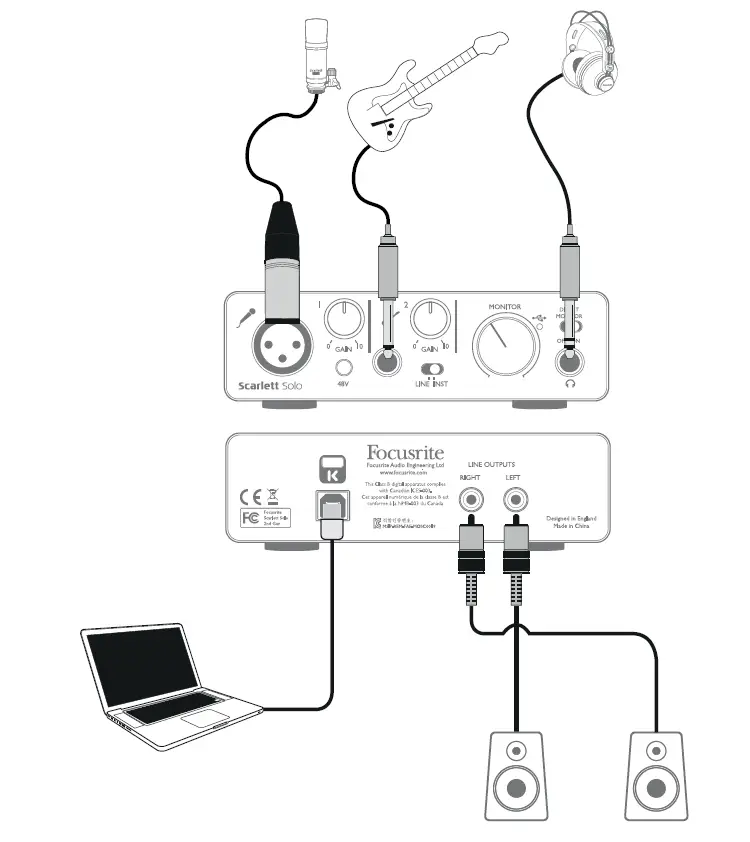 Focusrite AMS-SOLO-STUDIO-2ND-GEN Scarlett Solo Studio 2nd Gen USB Audio Interface and Recording Bundle with Professional Tools fig5