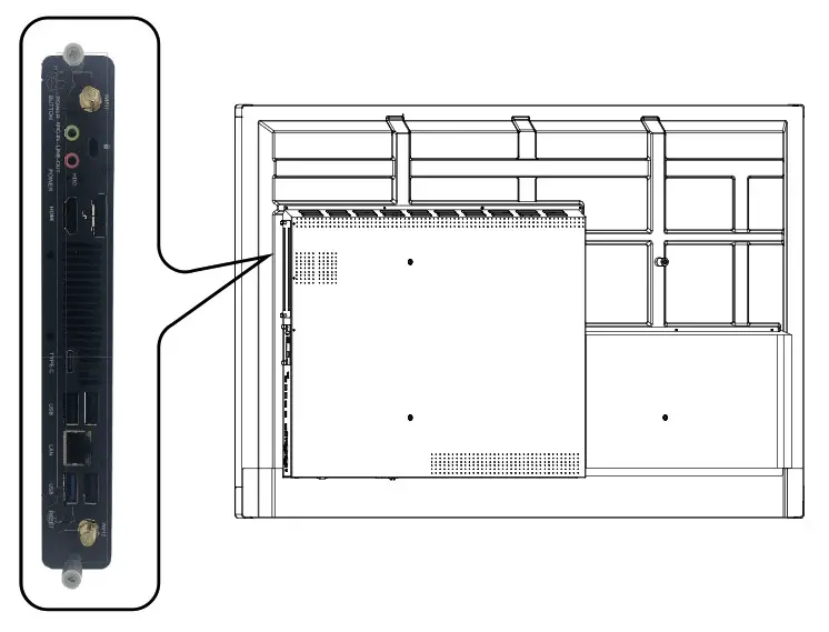 ViewSonic VPC25-W53-01-1B Slot-In PC for ViewBoard- Installation