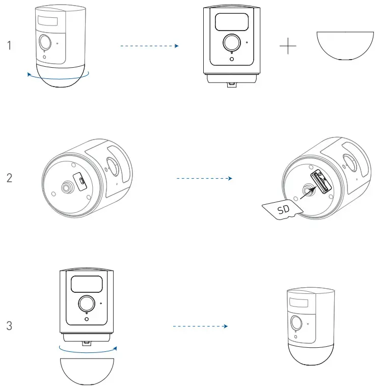 CONNECTED MAX Smart Outdoor Camera - sd card
