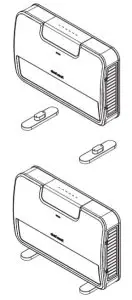 atomi smart AT1635 Smart WiFi Infrared Heater - Feet Installation
