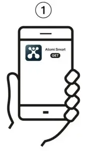 atomi smart AT1635 Smart WiFi Infrared Heater -Get the app