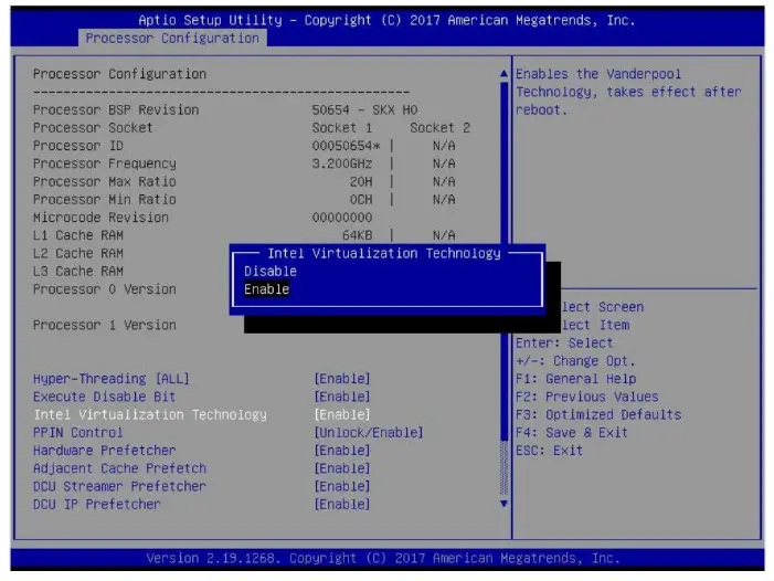 SUPERMICR AOM TPM 9670V Trust Platform Module Vertical - Enabling the TPM in the BIOS