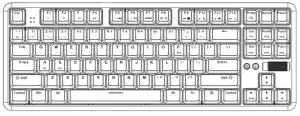 AJAZZ K870T Bluetooth Dual Mode Mechanical Keyboard - Basic Parameters