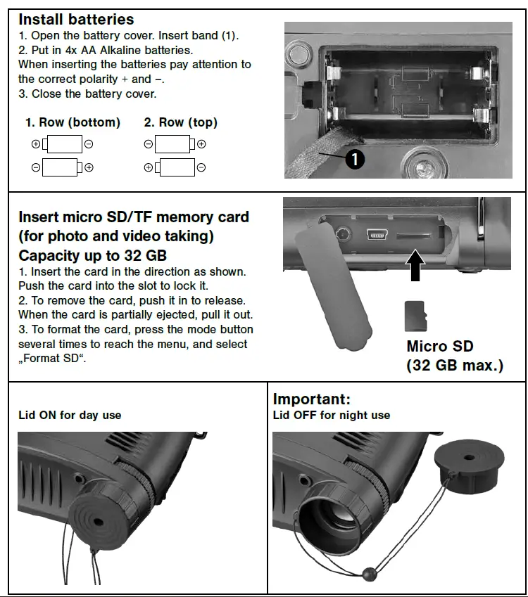 BRESSER 1877491 Digital Night Vision Binoculars 3,5x Monochrome fig 2